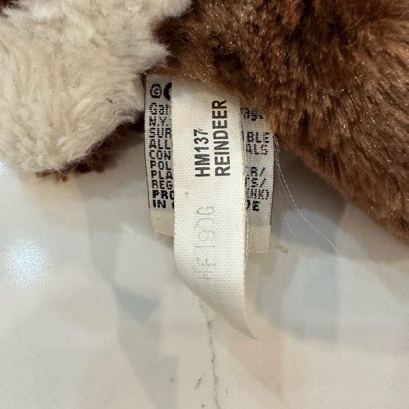 🎄Ganz Webkinz VTG Reindeer  stuffed animal deer plush small no tags - Picture 4 of 6